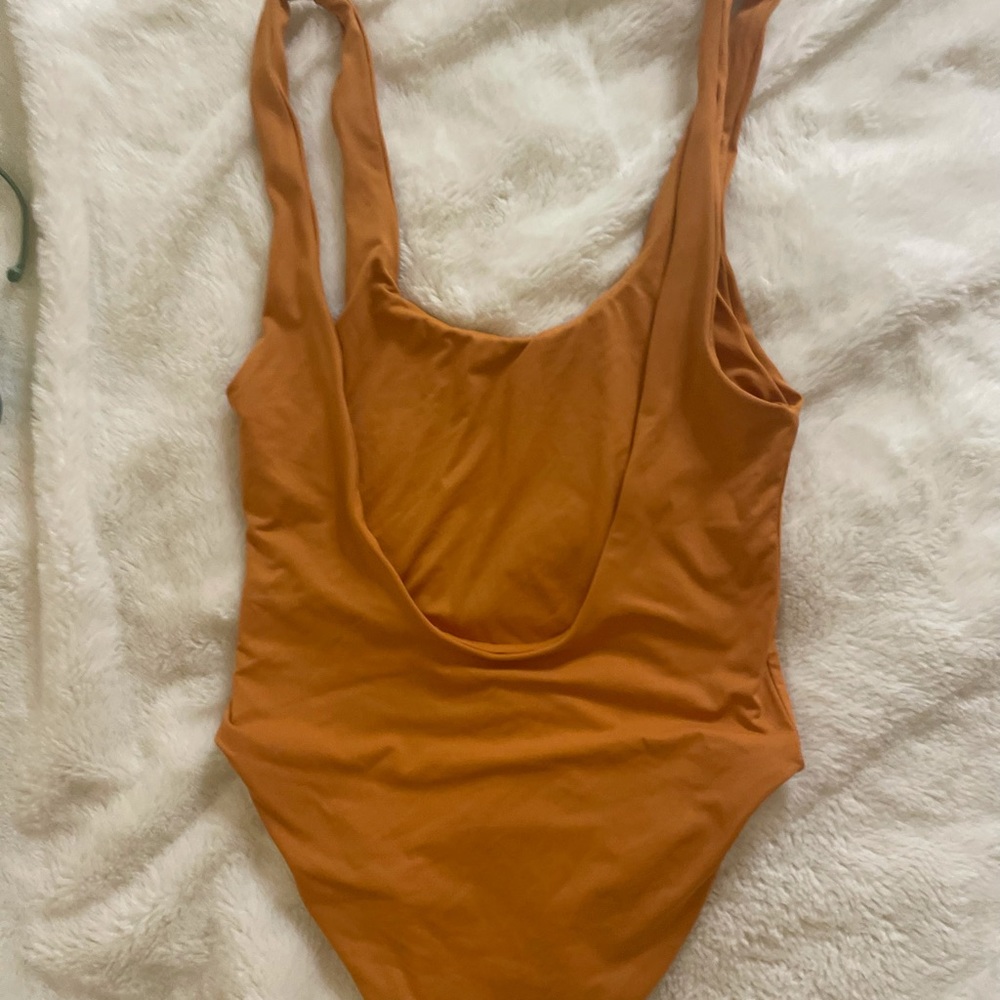 Toast swimwear orange one piece xs
